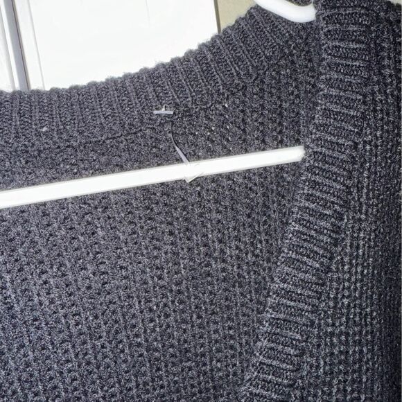 Lulus Backless Knit Mini Sweater Dress in Black Oversized Small - Picture 5 of 9